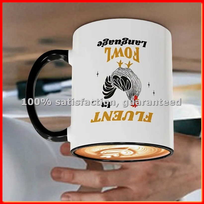Coffee Tea & Hot Chocolate - Ceramic Coffee Cup Chicken Patten Mug