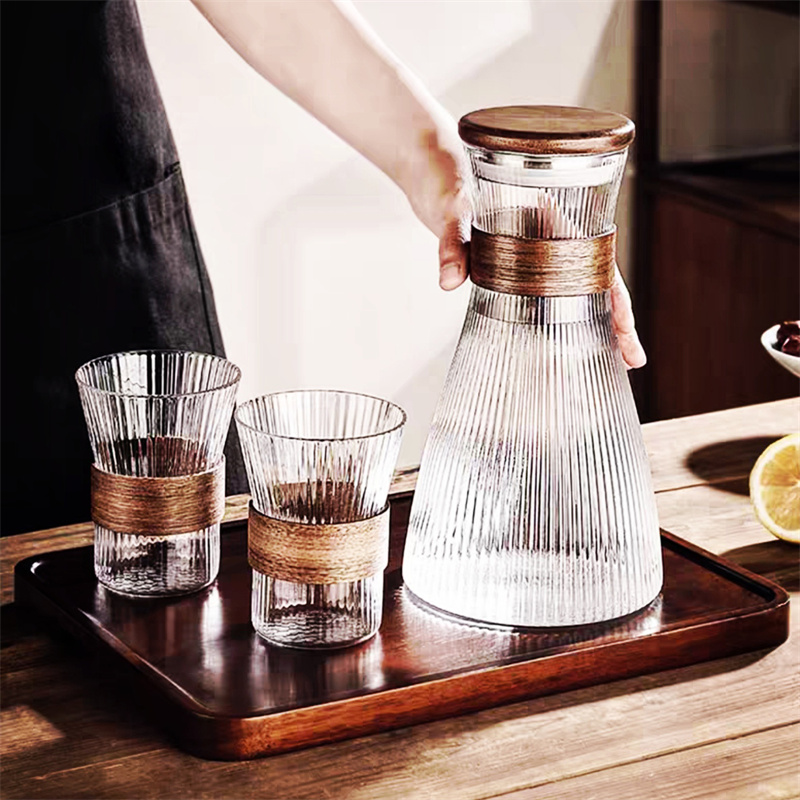 Coffee Tea Water Heater - Japanese Style Glass Cold Water Jug