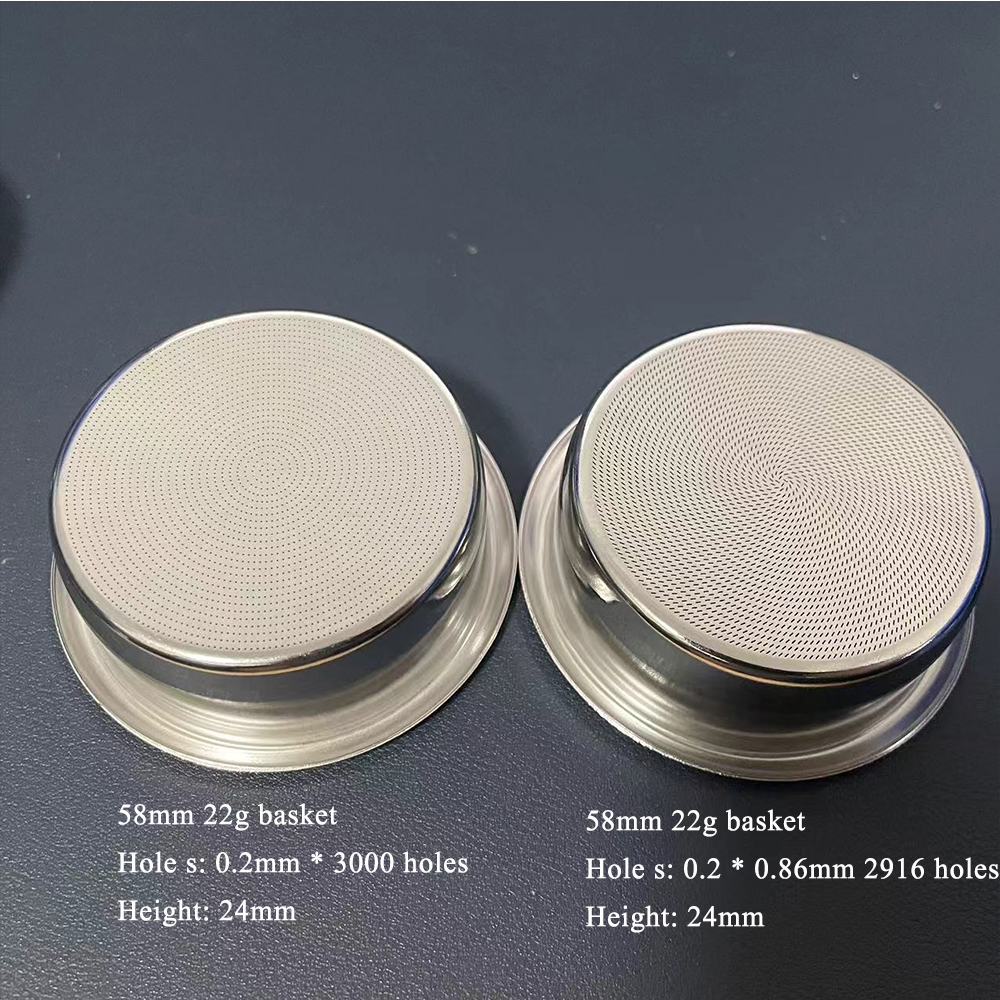 Coffee Tea Making Machine - 58mm Espresso Filter Basket 0.2mm*2200- 3000