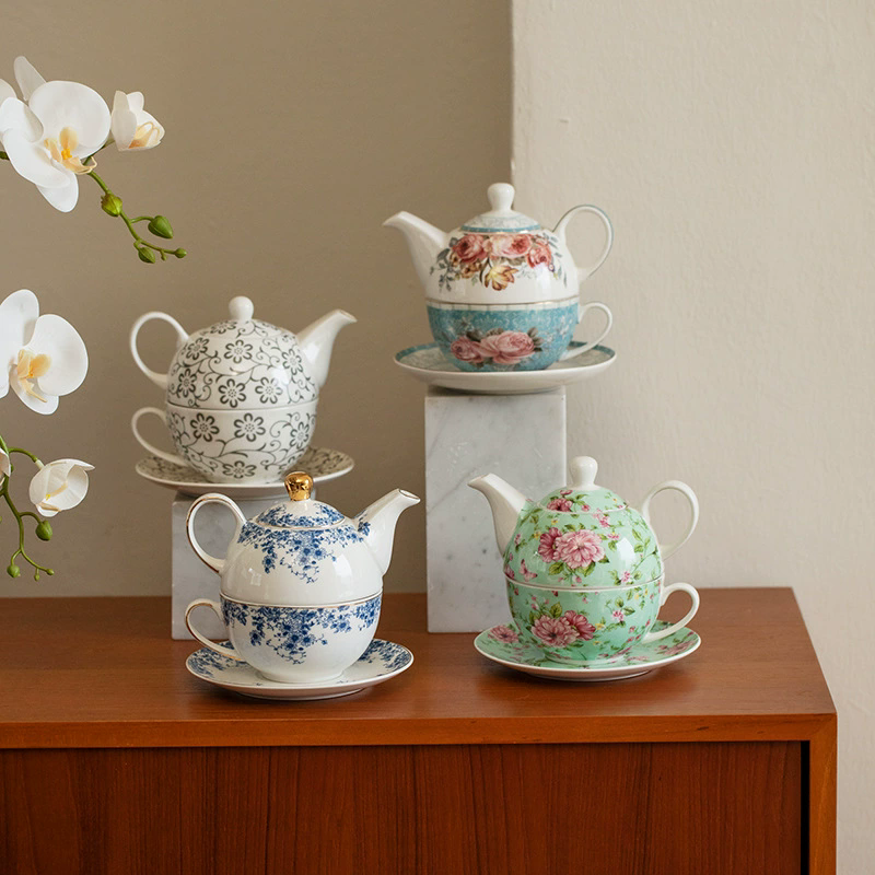Coffee Tea Jug - Flower Teapots,Coffee Pot,Mother Child Pots,One Pot