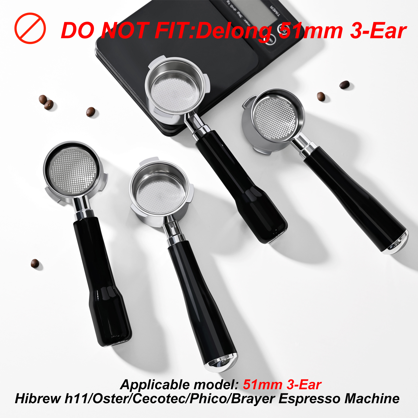 Coffee Tea Making Machine - 51mm Coffee Bottomless Portafilter With Filter