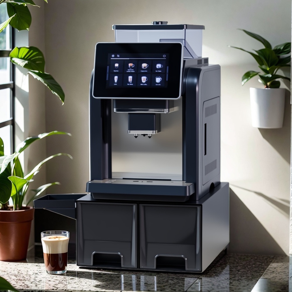 Coffee Tea Vending Machine - Professional Best Screen Touch Automatic Espresso