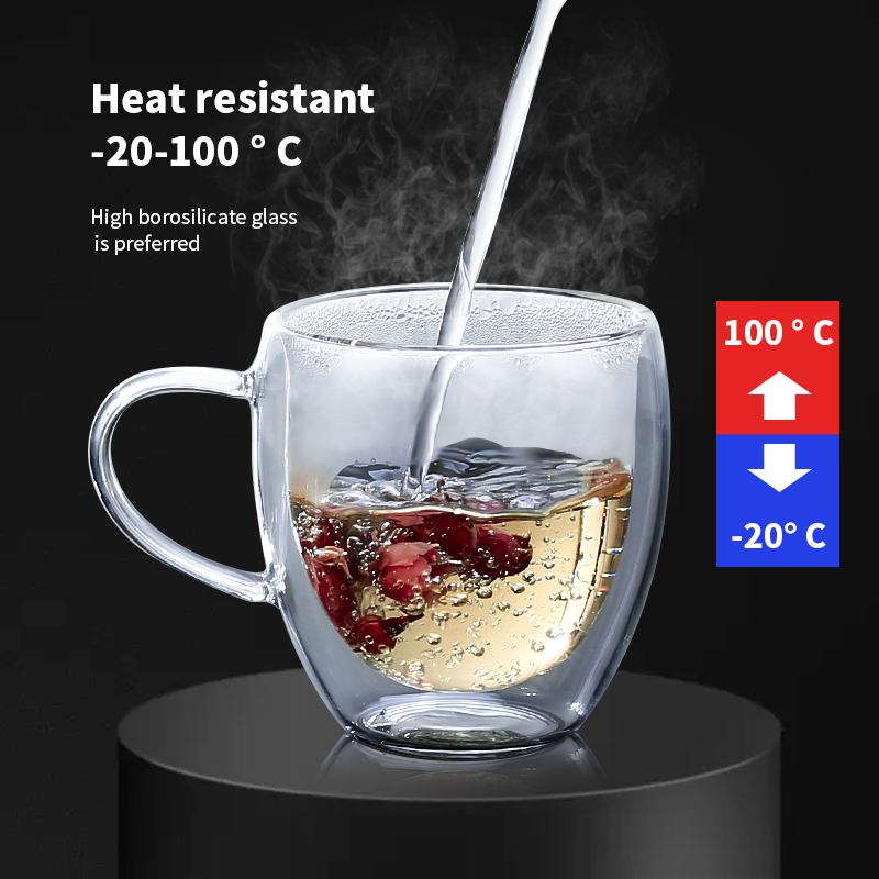 Transparent Glass Coffee Cup M - Coffee Tea Vodka recensie en prijs