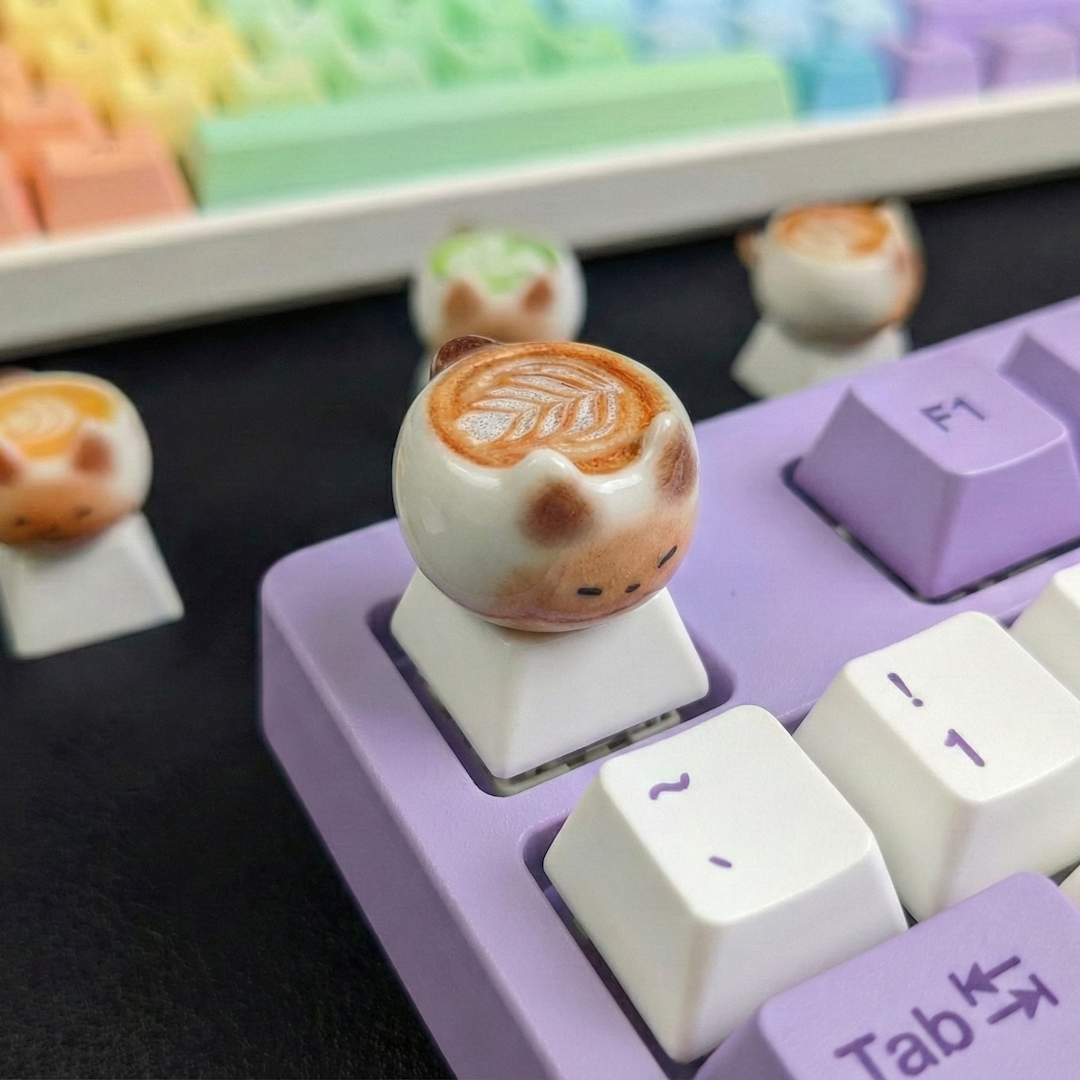 Cute Thai Cat Coffee Cartoon K - Coffee Tea Thai recensie en prijs