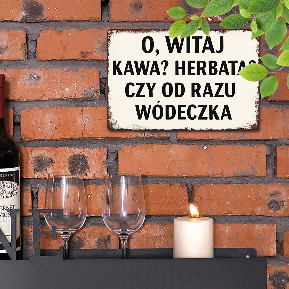 Polish Funny Quote Oh Welcome  - Coffee Tea Vodka recensie en prijs