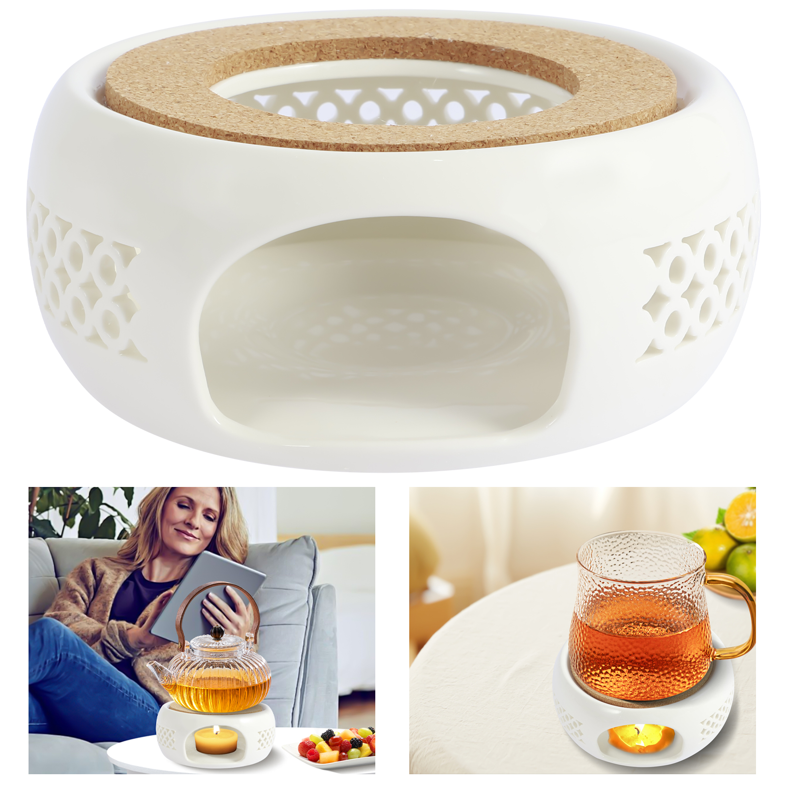 Ceramic Teapot Warmer Holder B - Coffee Tea Jug recensie en prijs