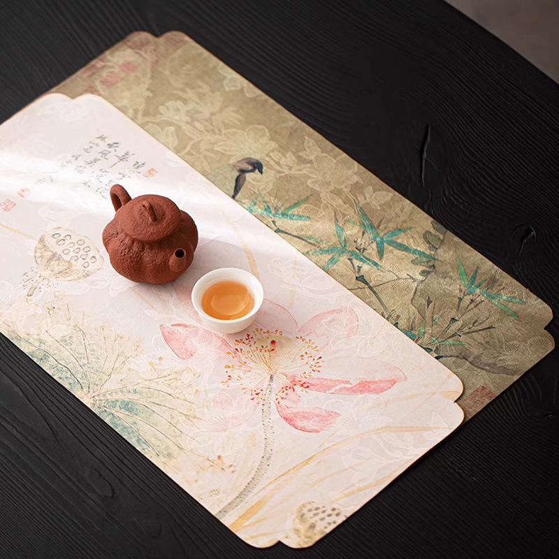 Chinese Style Cloud Silk Green - Bamboo Tea Tray recensie en prijs