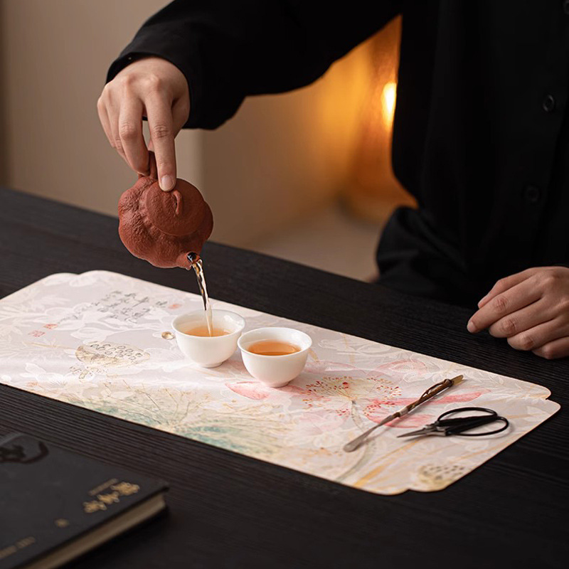 Chinese Style Cloud Silk Green - Bamboo Tea Tray recensie en prijs