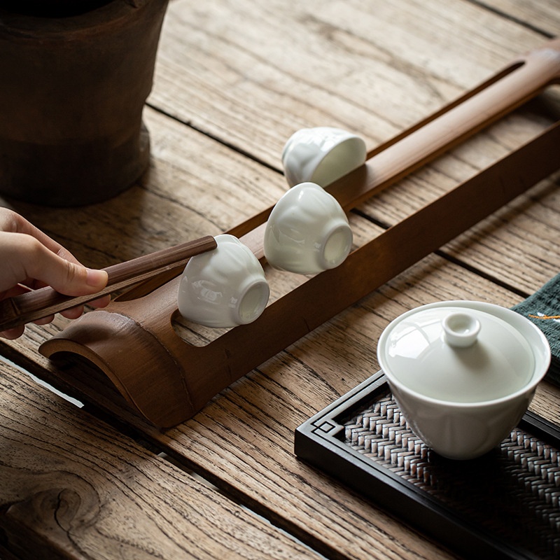 Tiange Bamboo Tea Set Cup Hold - Bamboo Tea Tray recensie en prijs