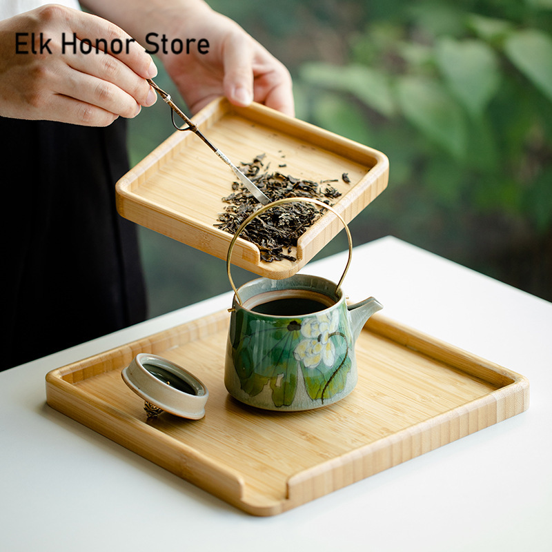 Chinese Bamboo Food Tray Puer  - Bamboo Tea Tray recensie en prijs