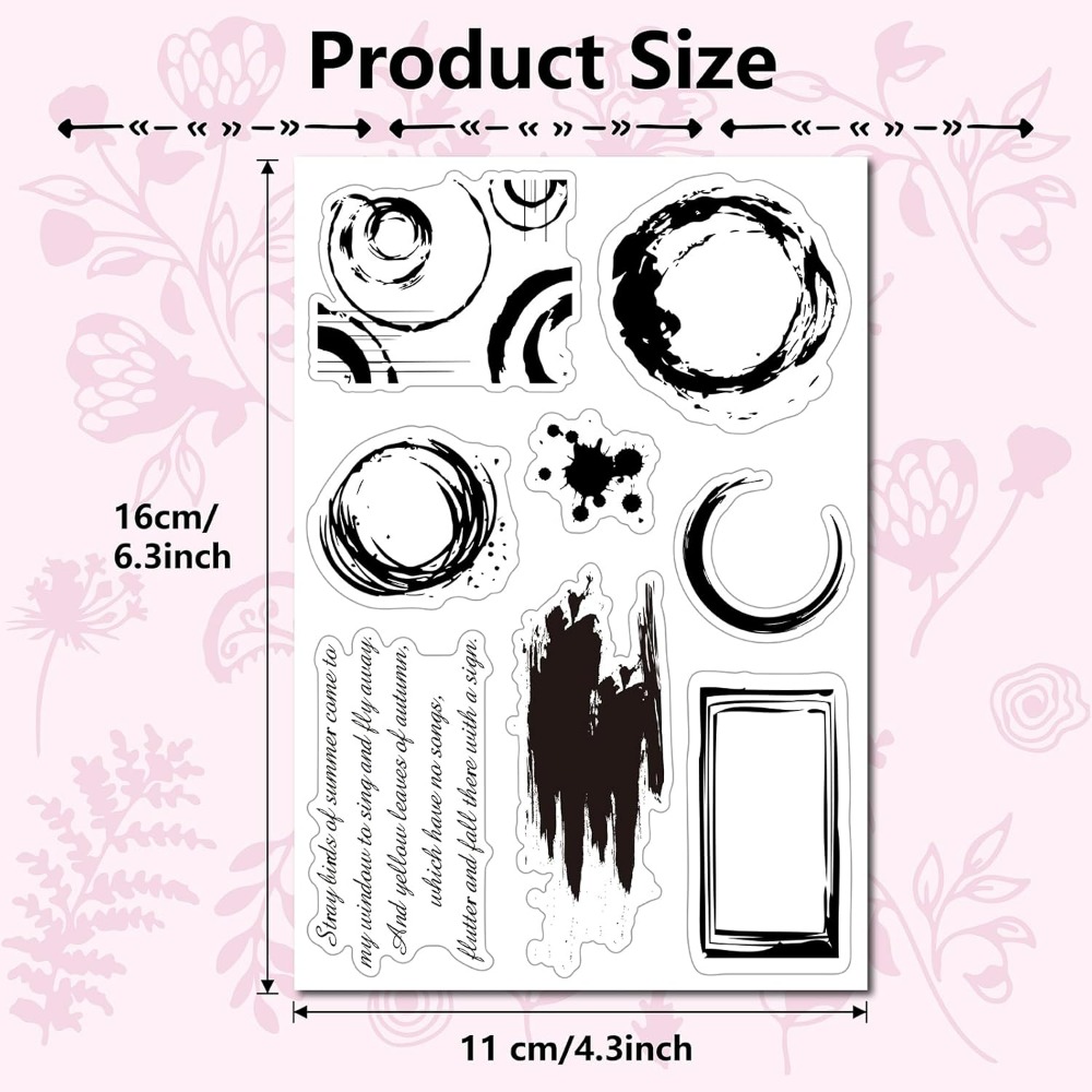 Coffee Tea Stain Clear Rubber  - Coffee Tea Journal recensie en prijs