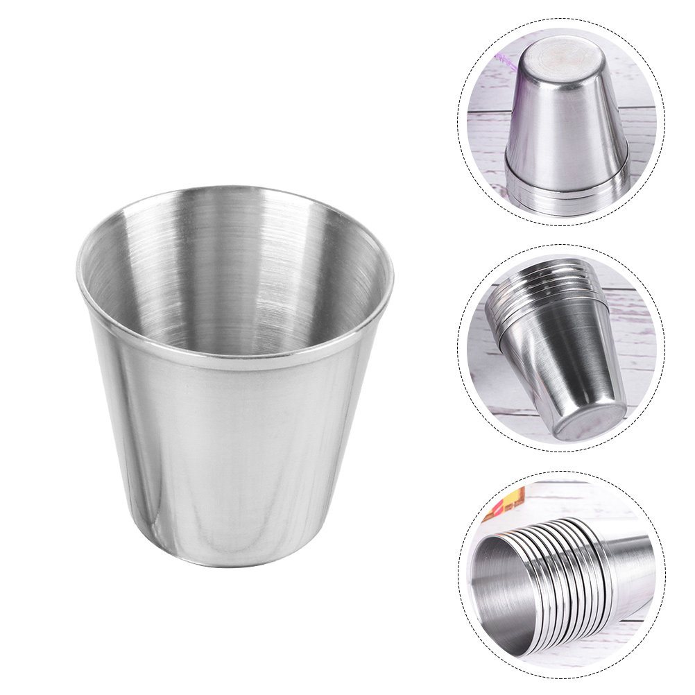 6Pcs Stainless Steel Drinking  - Coffee Tea Vodka recensie en prijs