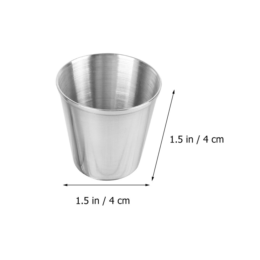 6Pcs Stainless Steel Drinking  - Coffee Tea Vodka recensie en prijs
