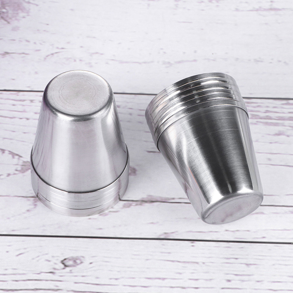 6Pcs Stainless Steel Drinking  - Coffee Tea Vodka recensie en prijs