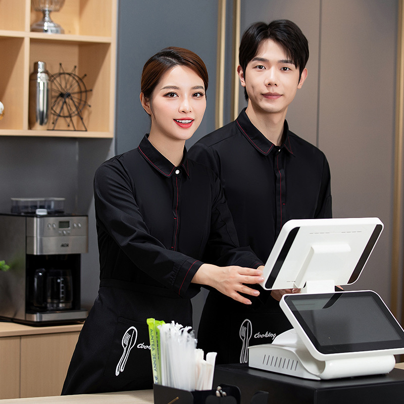 Western Restaurant Waiter Shir - Coffee Tea Catering recensie en prijs