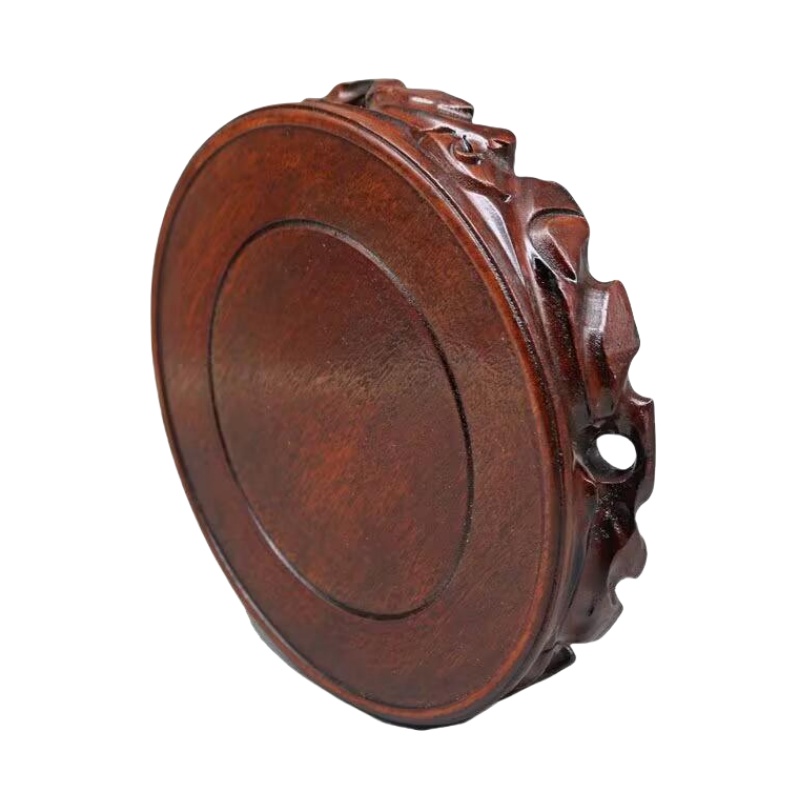 Wooden Plant Saucer & Flower P - Coffee Tea Garden recensie en prijs