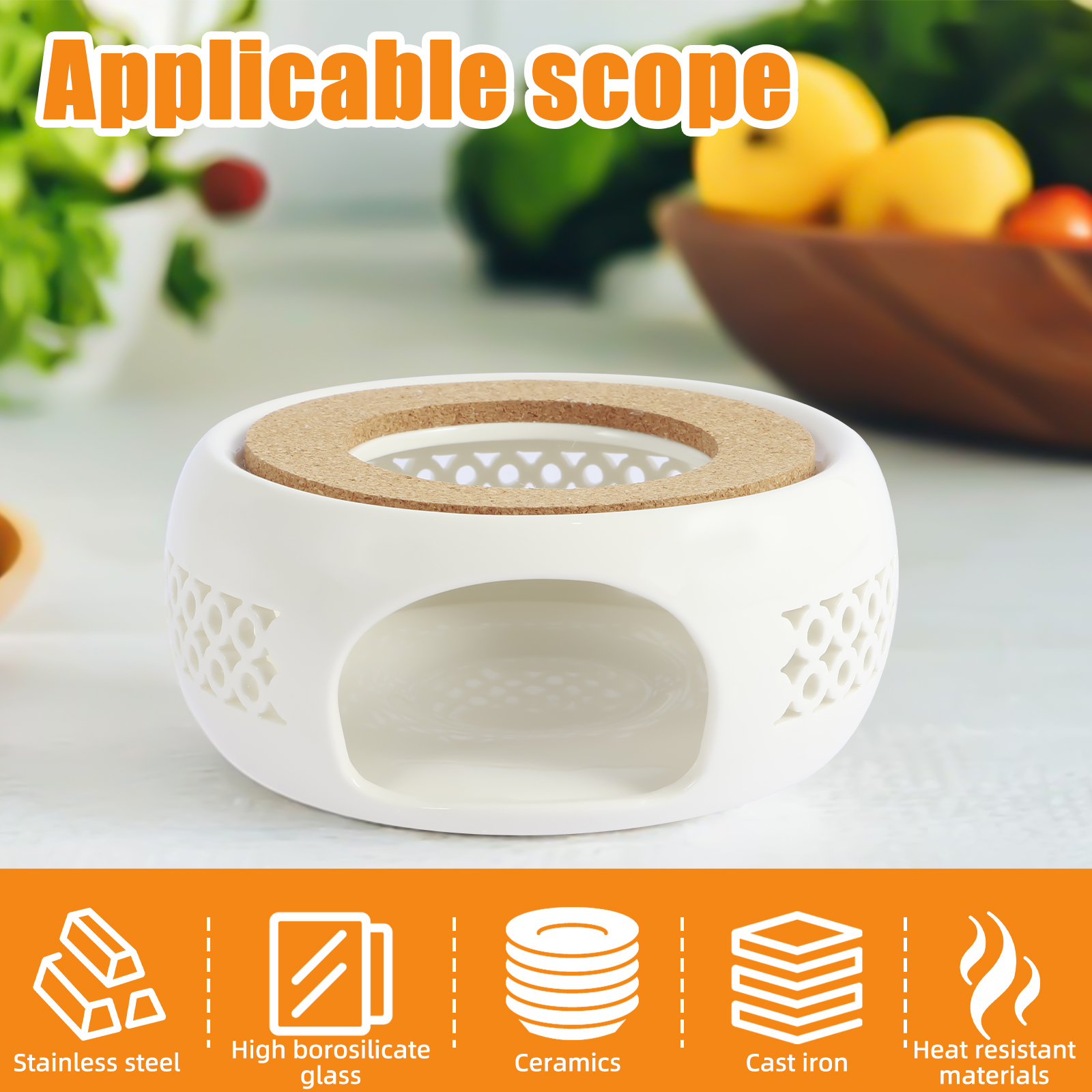 Ceramic Teapot Warmer Holder B - Coffee Tea Water Heater recensie en prijs