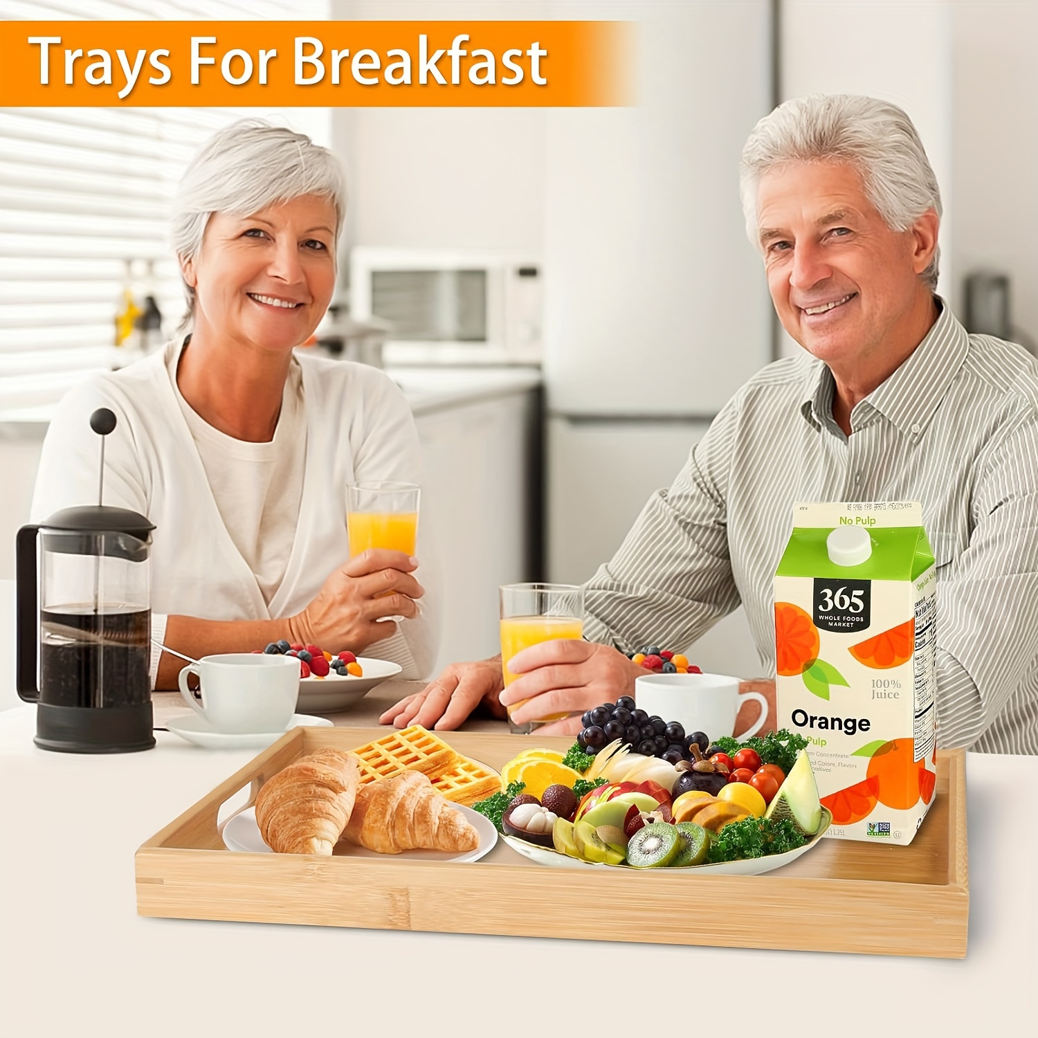 Bamboo Serving Tray Kitchen Fo - Bamboo Tea Tray recensie en prijs