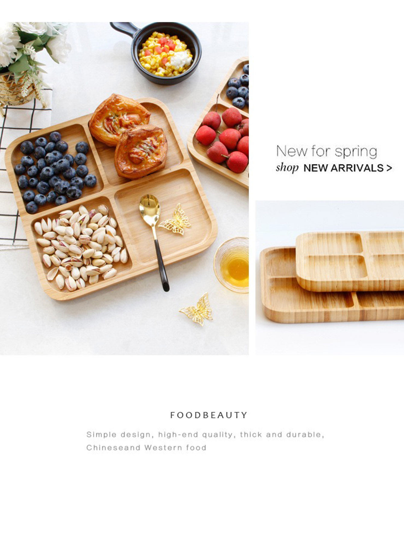 Japanese-Style Creative Wooden - Bamboo Tea Tray recensie en prijs