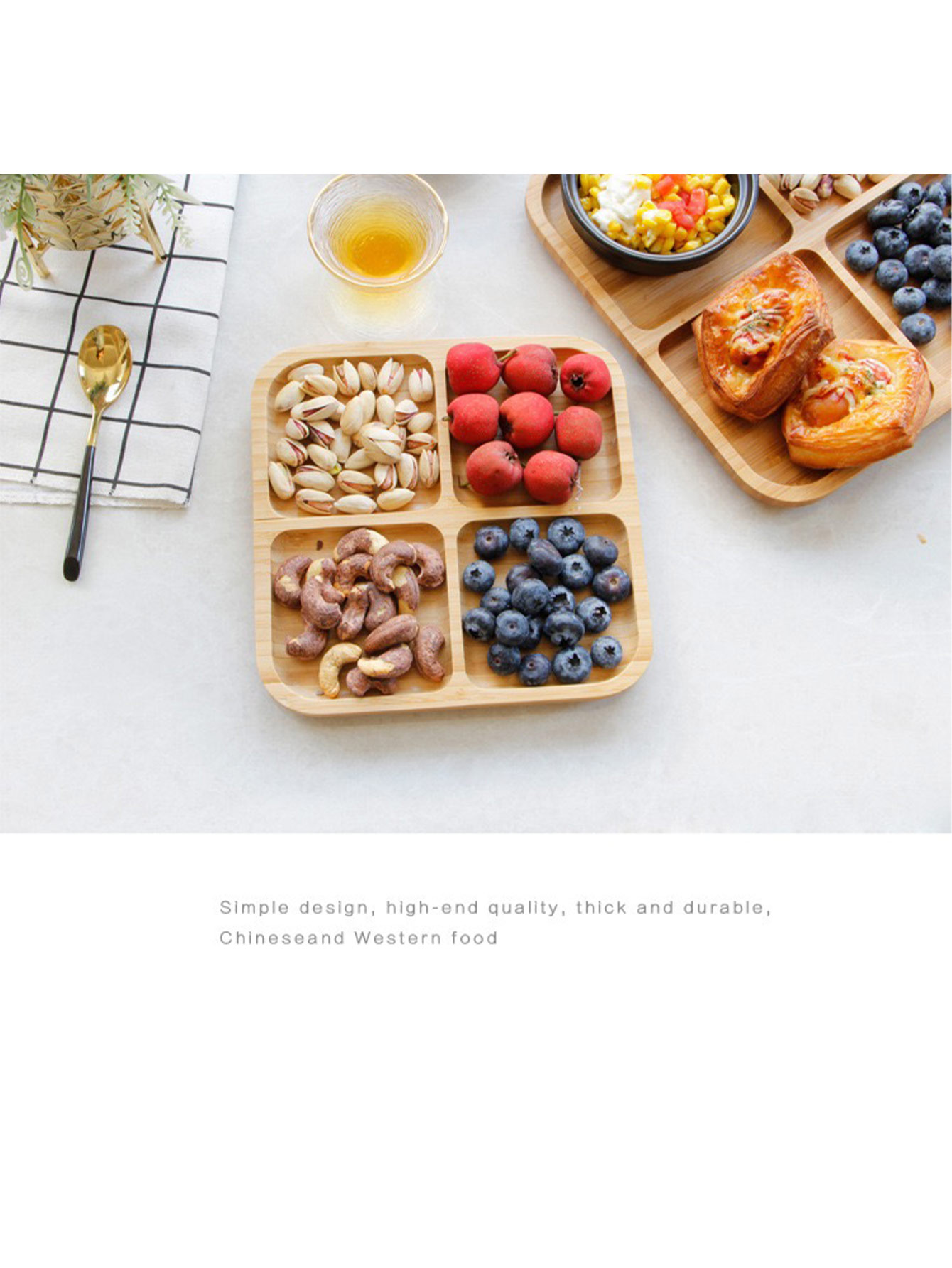 Japanese-Style Creative Wooden - Bamboo Tea Tray recensie en prijs