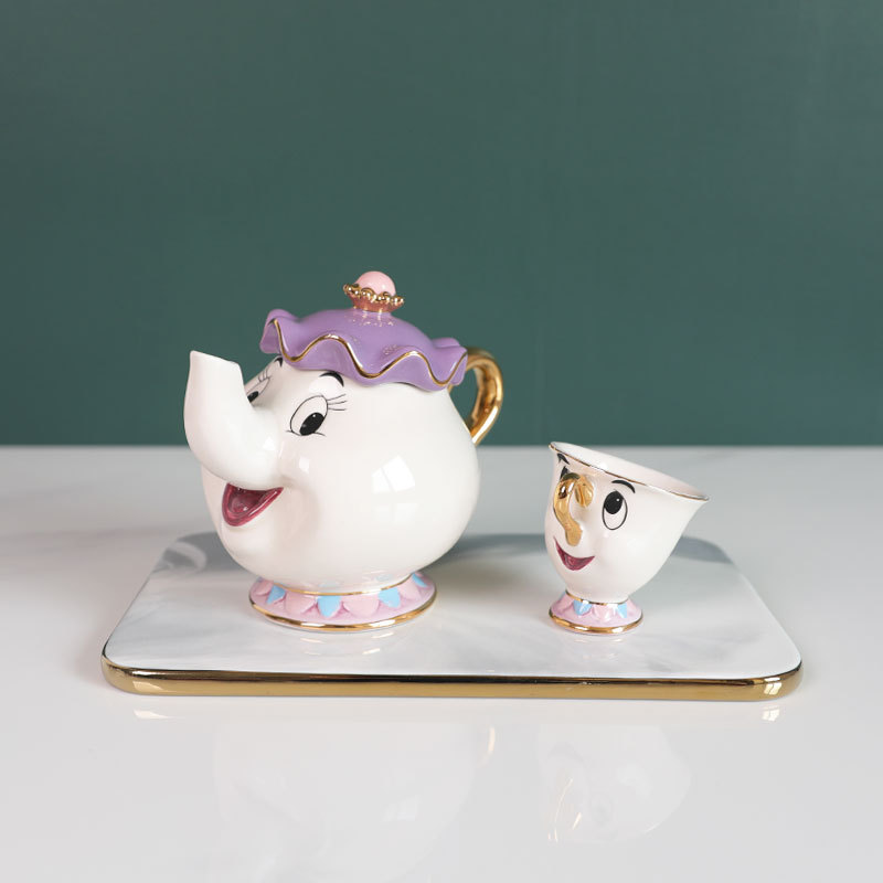Hot Teapot Cartoon Beauty And  - Coffee Tea Jug recensie en prijs