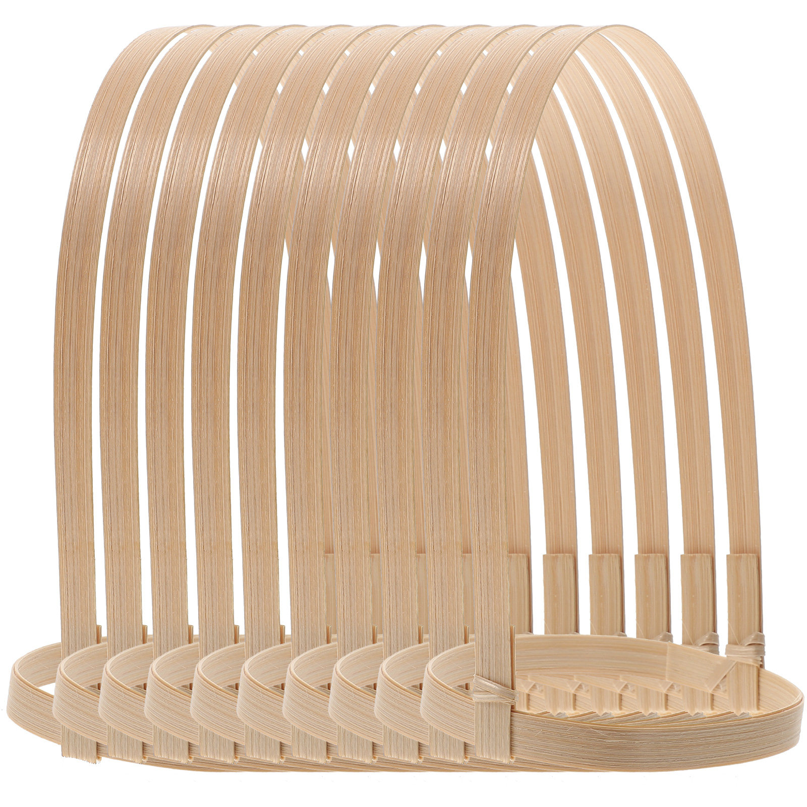 10Pcs Bamboo Drink Cup Carrier - Bamboo Tea Tray recensie en prijs