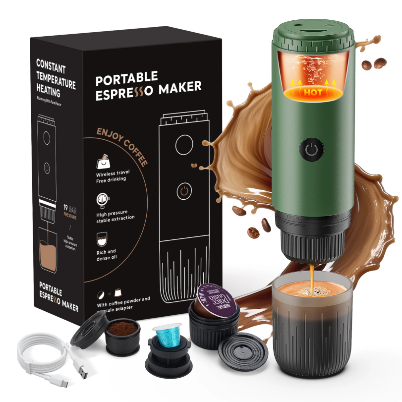 Portable Espresso Machine 3-in - Coffee Tea Making Machine recensie en prijs