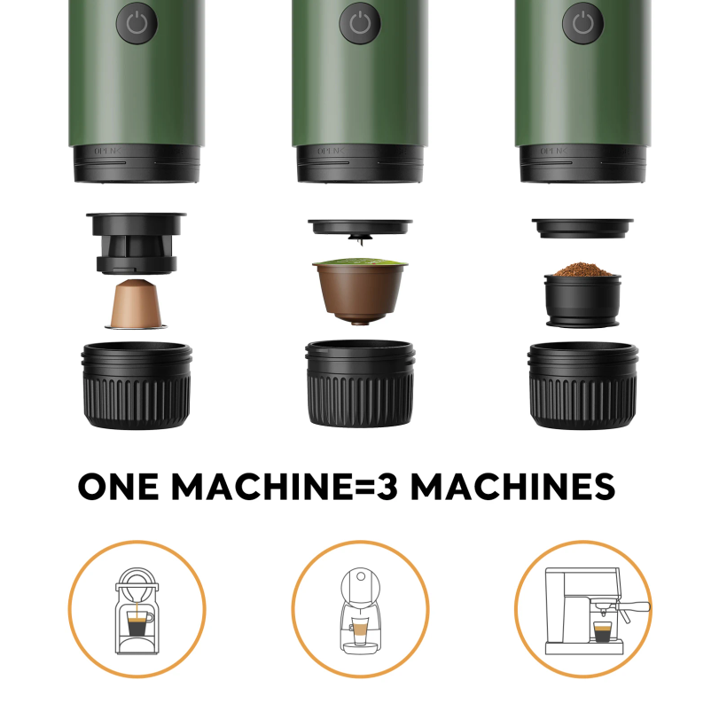 Portable Espresso Machine 3-in - Coffee Tea Making Machine recensie en prijs