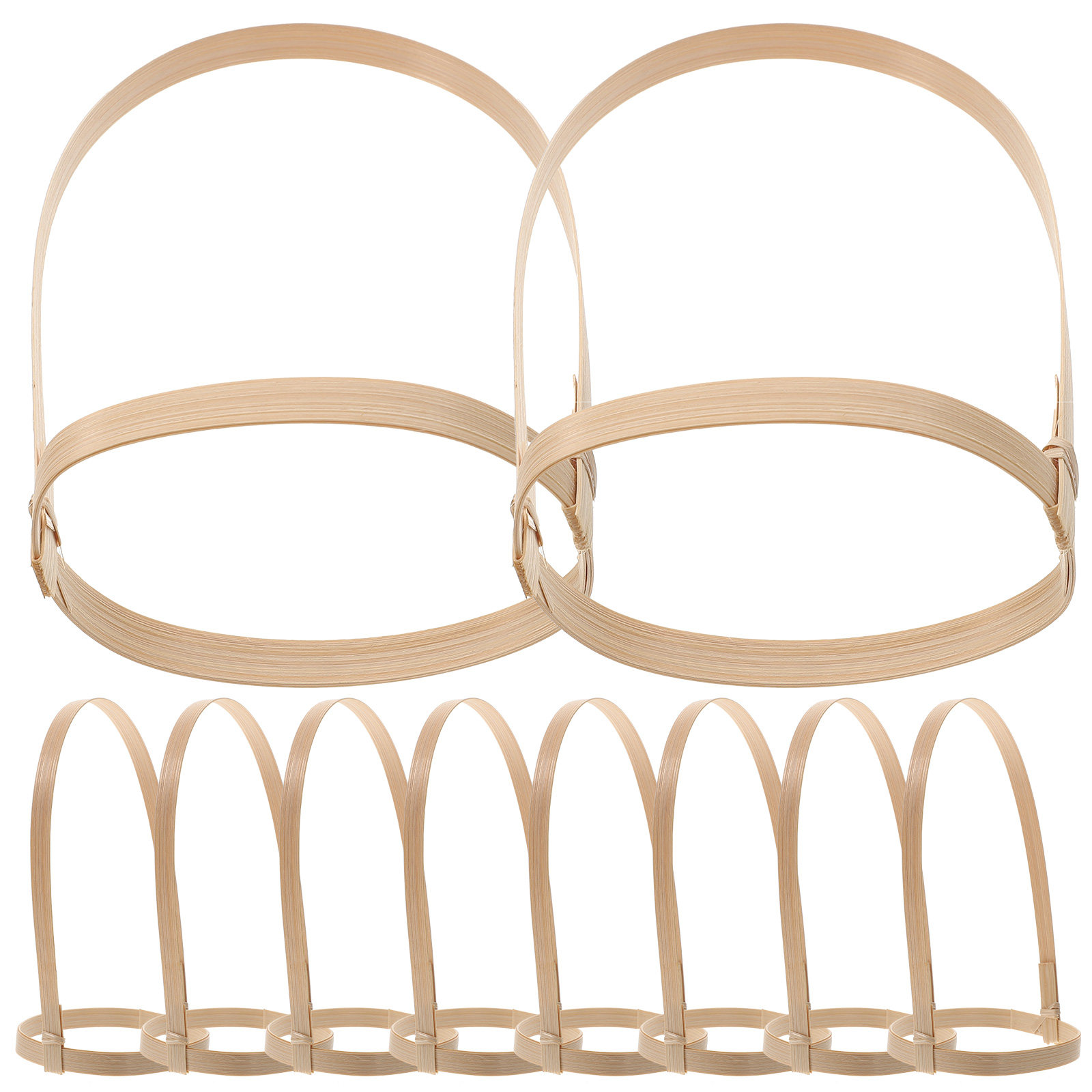 10Pcs Bamboo Drink Carrier Cof - Bamboo Tea Tray recensie en prijs