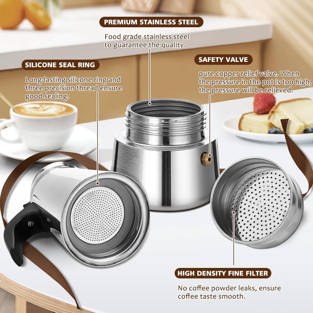 Portable Coffee Pot Stainless  - Coffee Tea Making Machine recensie en prijs