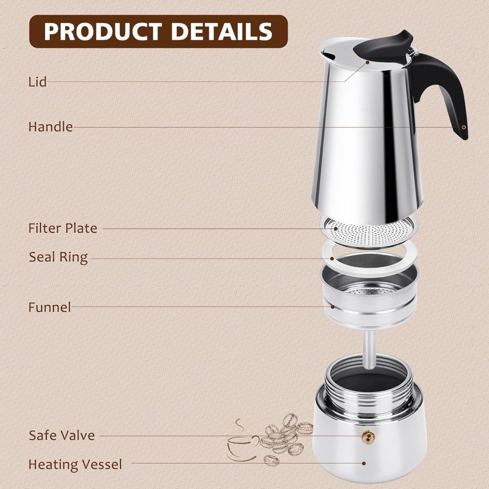 Portable Coffee Pot Stainless  - Coffee Tea Making Machine recensie en prijs