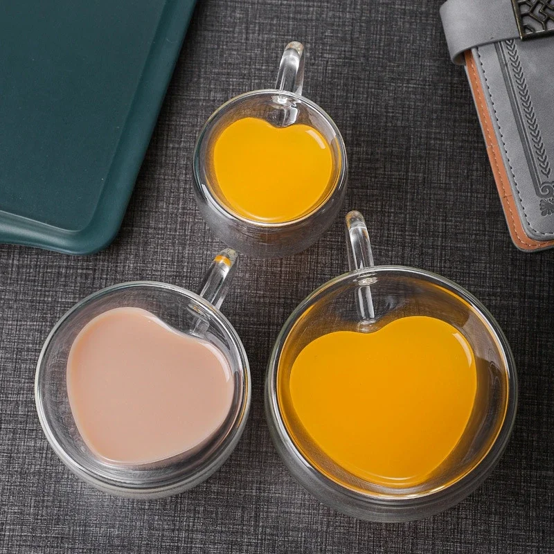 1pcs Heart-Shaped Glass Coffee - Coffee Tea Vodka recensie en prijs