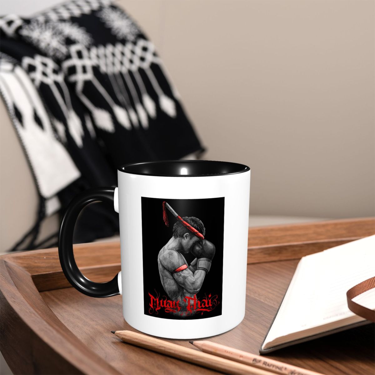 Muay Thai Boxing Fighter Mug F - Coffee Tea Thai recensie en prijs