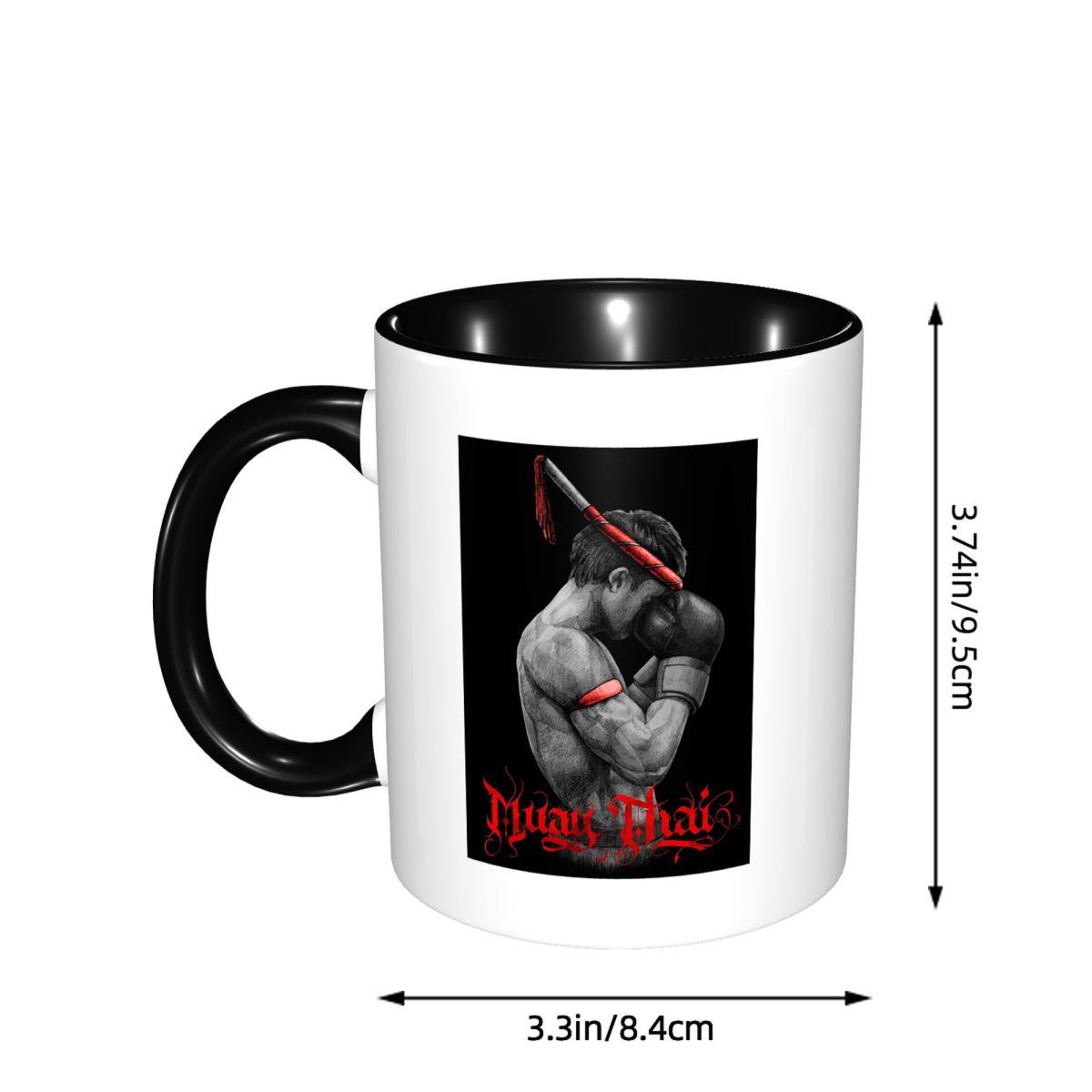 Muay Thai Boxing Fighter Mug F - Coffee Tea Thai recensie en prijs