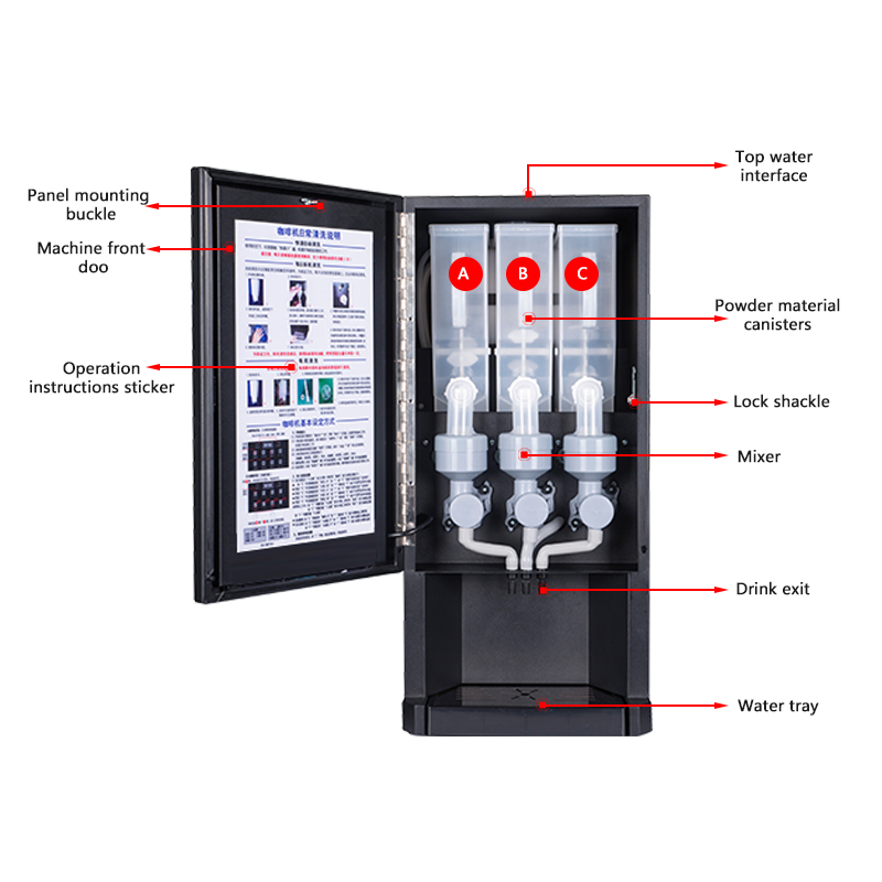 RTS E-30SW SUPIN Instant Coffe - Coffee Tea Vending Machine recensie en prijs
