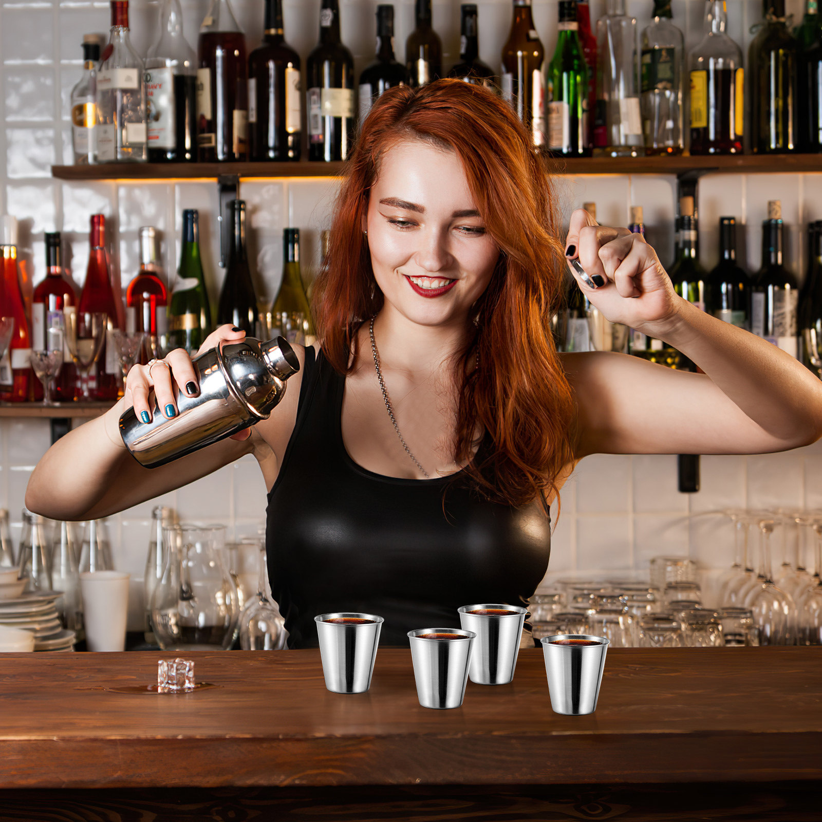 12Pcs Stainless Steel Shot Cup - Coffee Tea Vodka recensie en prijs