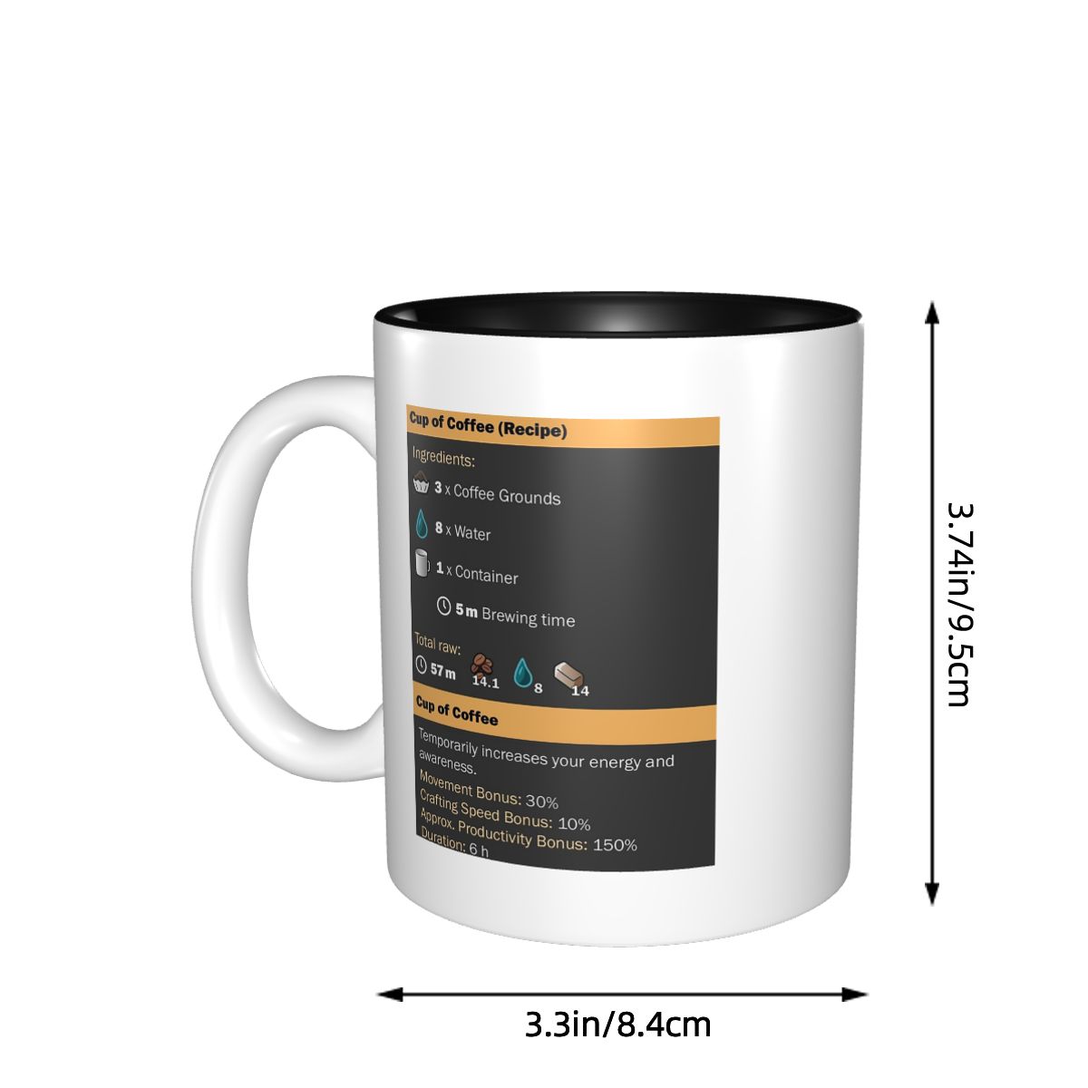 Cup Of Coffee (Recipe) Mug Fun - Coffee Tea Recipe recensie en prijs