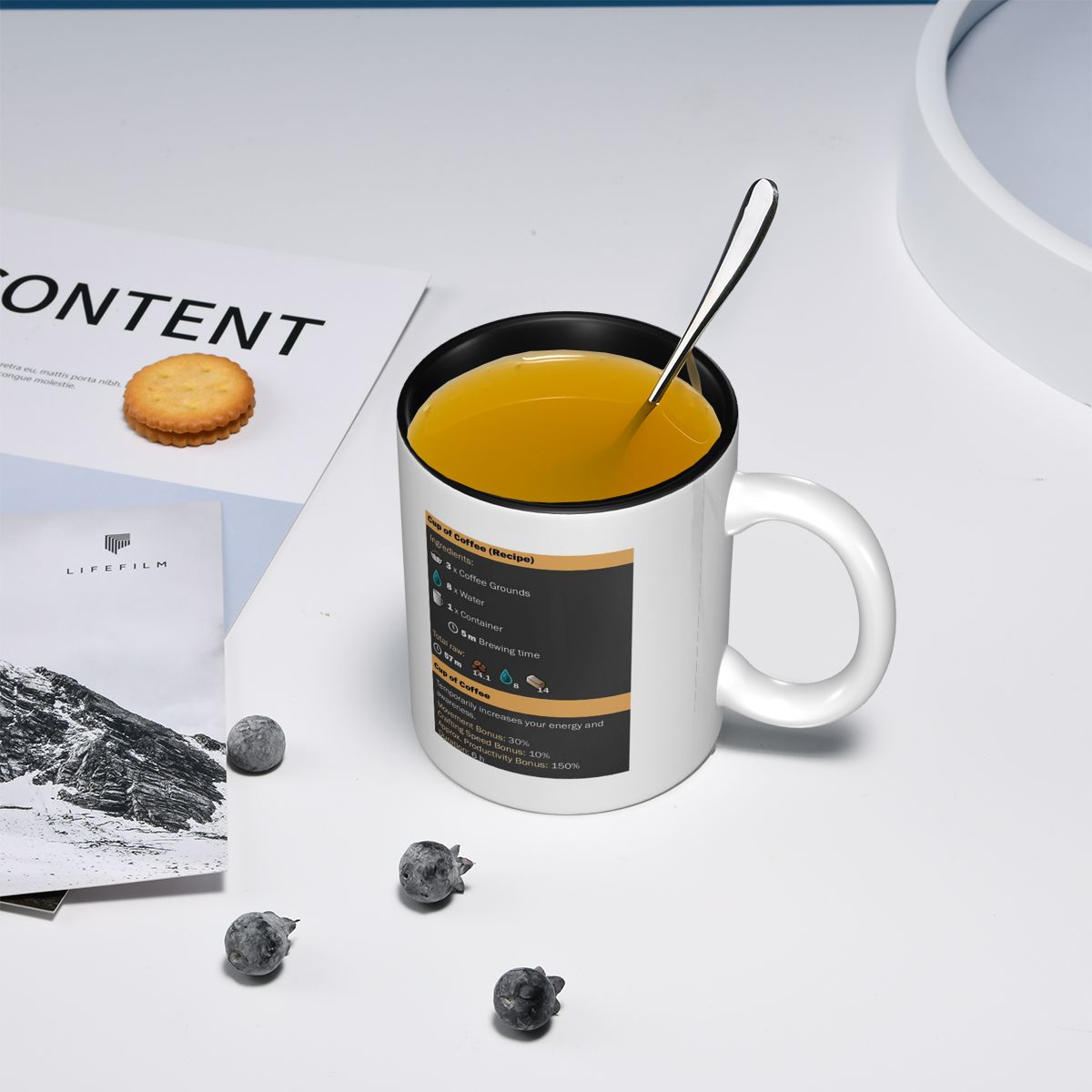 Cup Of Coffee (Recipe) Mug Fun - Coffee Tea Recipe recensie en prijs