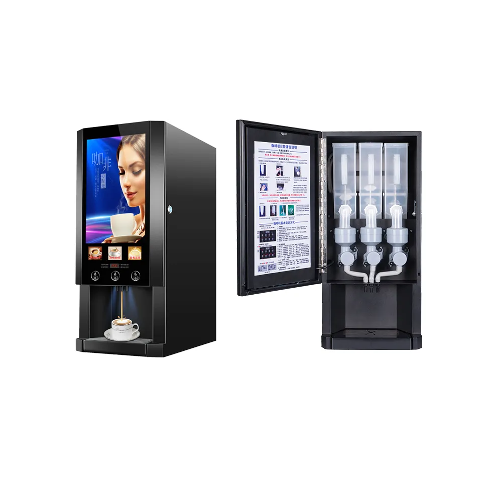 Automatic 3 Hot Flavors Coffee - Coffee Tea Vending Machine recensie en prijs