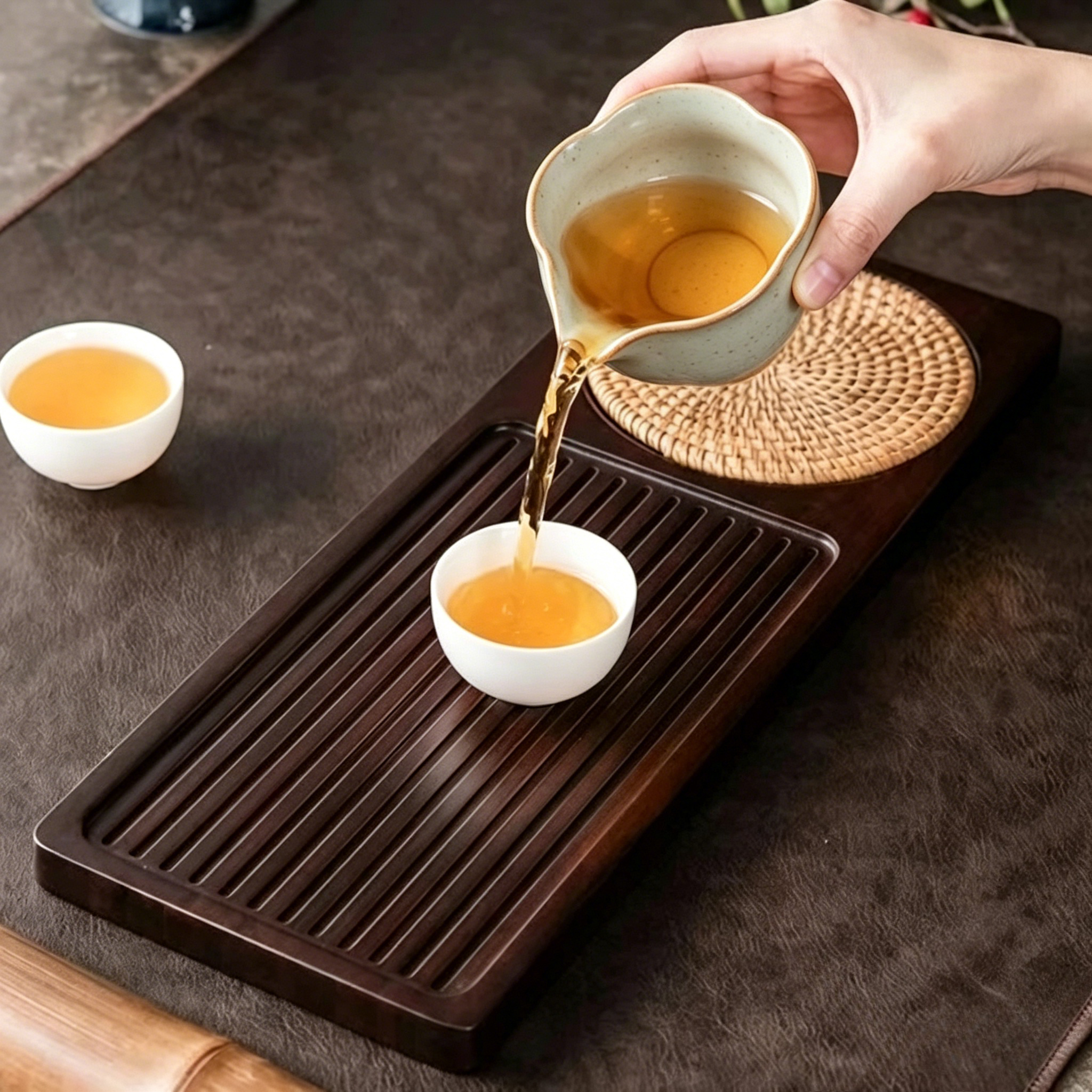 Dry Brew Bamboo Tea Tray with  - Bamboo Tea Tray recensie en prijs
