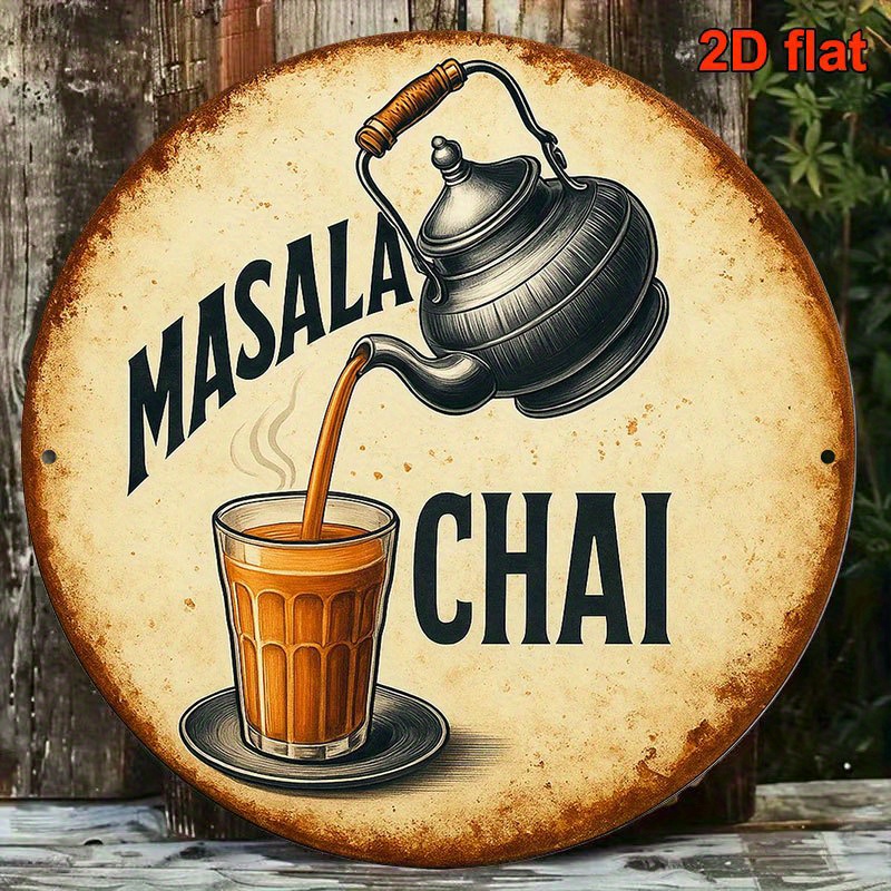 Masala Chai Metal Sign Vintage - Coffee Tea Recipe recensie en prijs