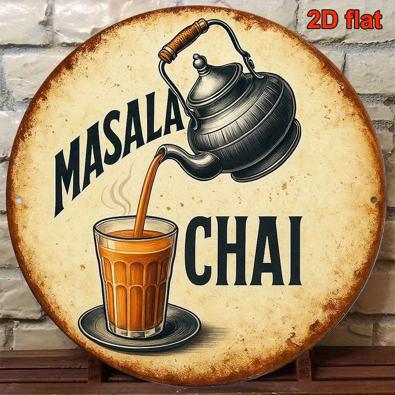 Masala Chai Metal Sign Vintage - Coffee Tea Recipe recensie en prijs
