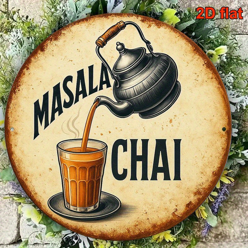 Masala Chai Metal Sign Vintage - Coffee Tea Recipe recensie en prijs