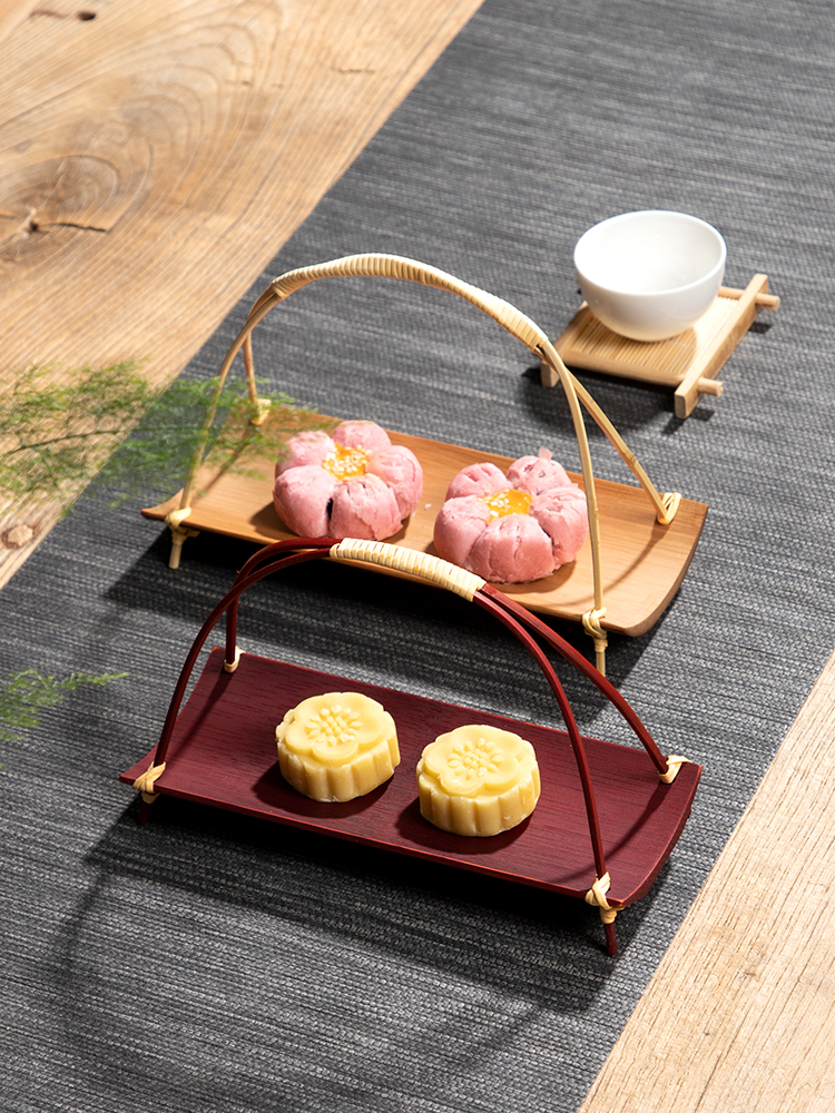 Handcrafted Bamboo Handle Frui - Bamboo Tea Tray recensie en prijs