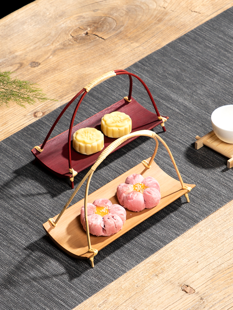 Handcrafted Bamboo Handle Frui - Bamboo Tea Tray recensie en prijs