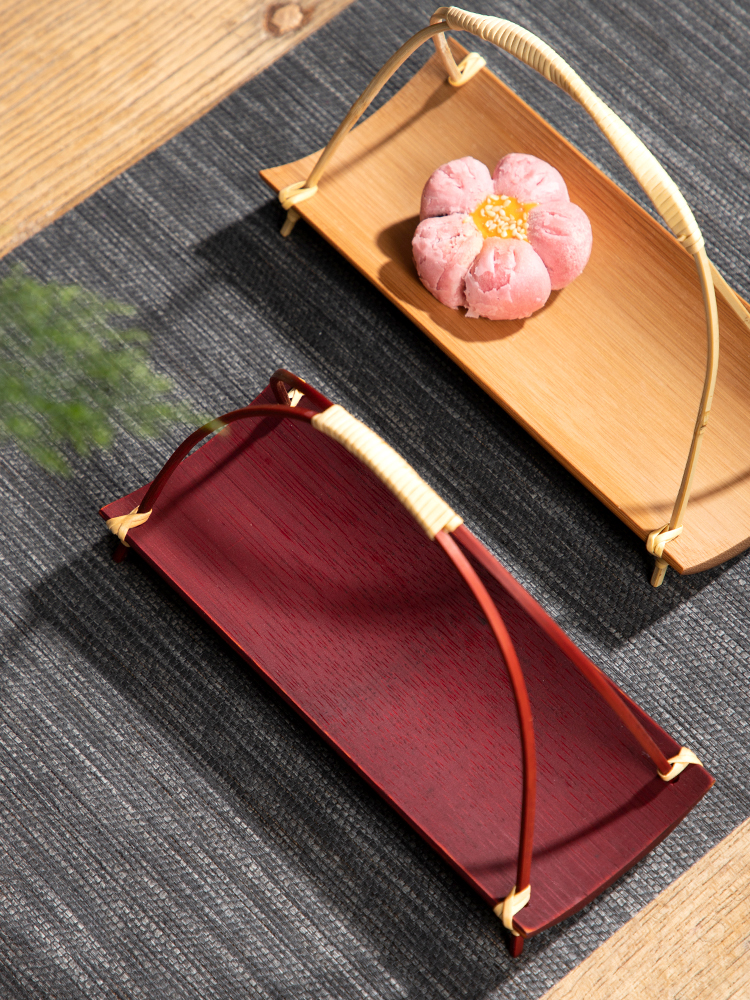 Handcrafted Bamboo Handle Frui - Bamboo Tea Tray recensie en prijs