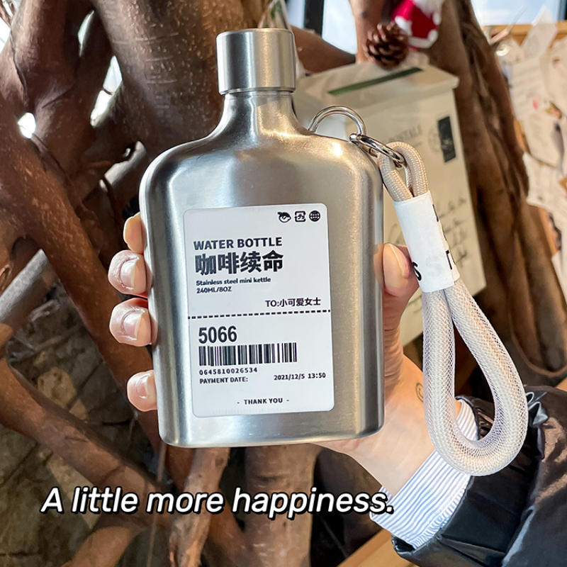 9oz Stainless Steel Hip Flask  - Coffee Tea Vodka recensie en prijs