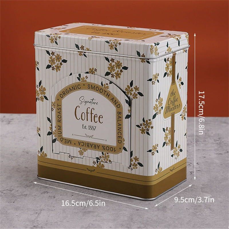 Flowers Square Metal Coffee Ti - Coffee Tea Vending Machine recensie en prijs