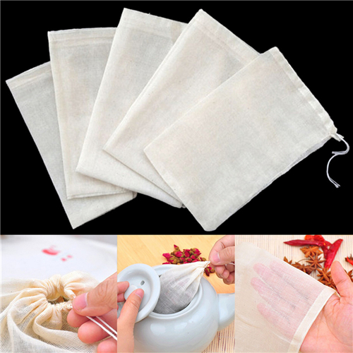 1pc/10Pcs Cotton Tea Bags Musl - Coffee Tea Garden recensie en prijs