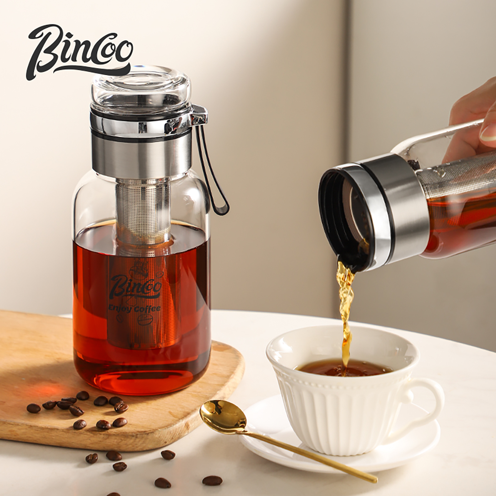 Bincoo Cold Brew Iced Coffee M - Coffee Tea Jug recensie en prijs